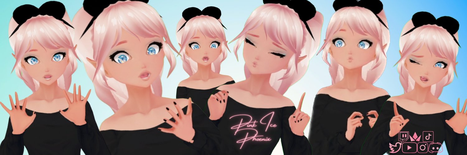 Pink Ice Phoenix ❄️ banner