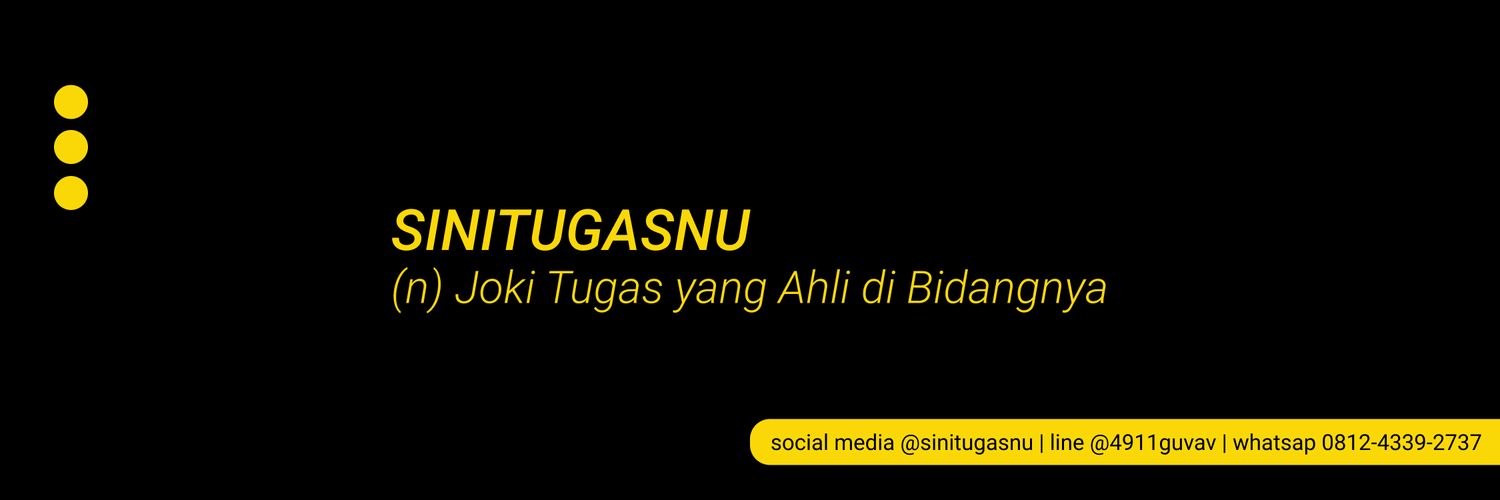 SINITUGASNU JOKI TUGAS TEPERCAYA banner