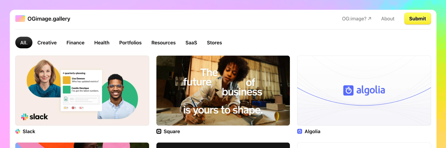 OGimage.gallery banner