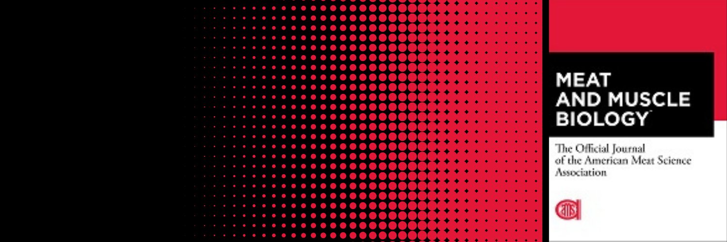 Meat and Muscle Biology banner