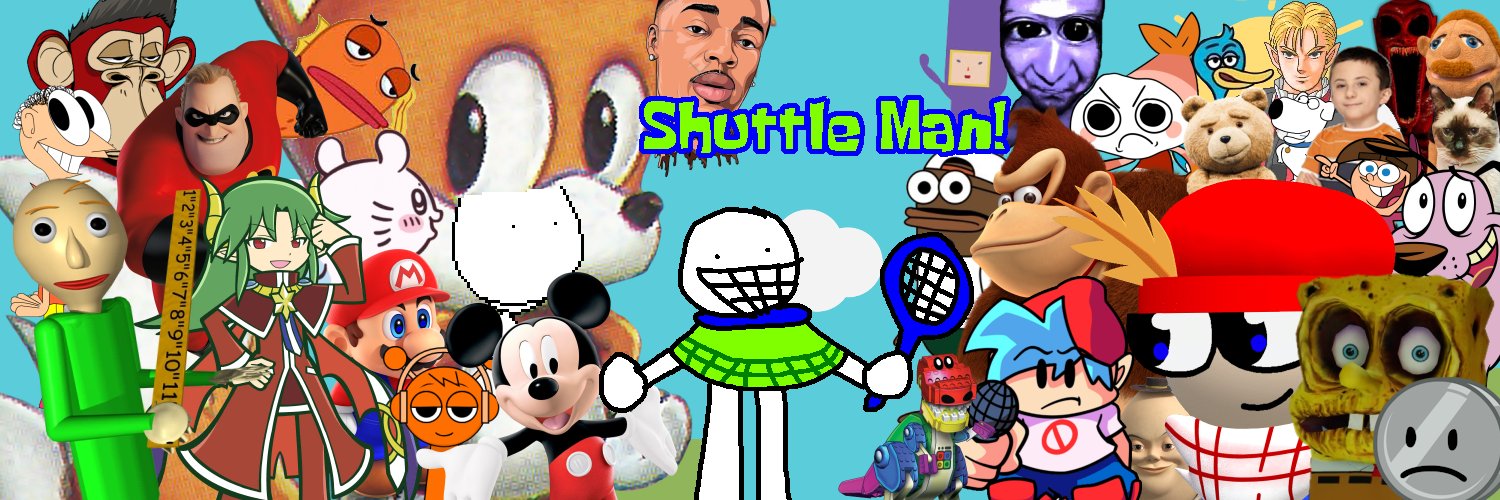 shuttle man 🏸 official banner