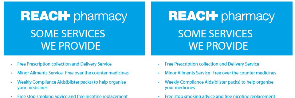 Reach Pharmacy banner