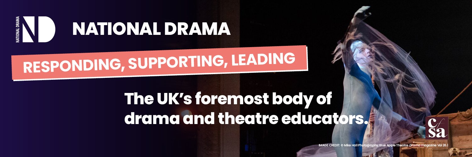 National Drama's banner