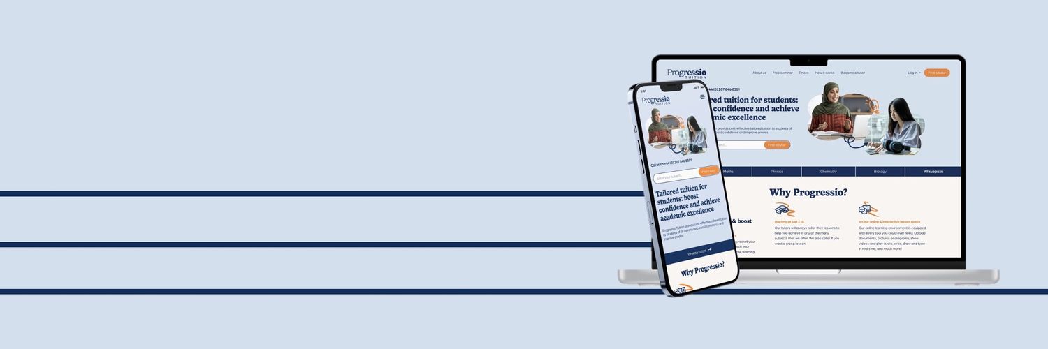 Progressio Tuition banner