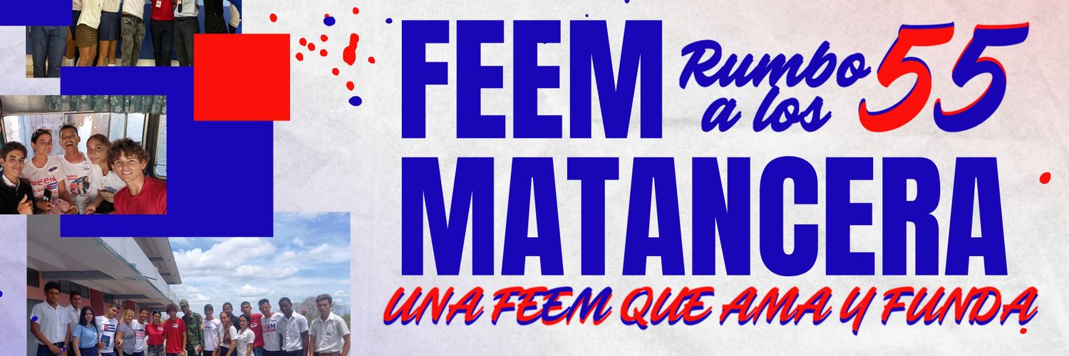 FEEM Matancera 📝🇨🇺💙 banner