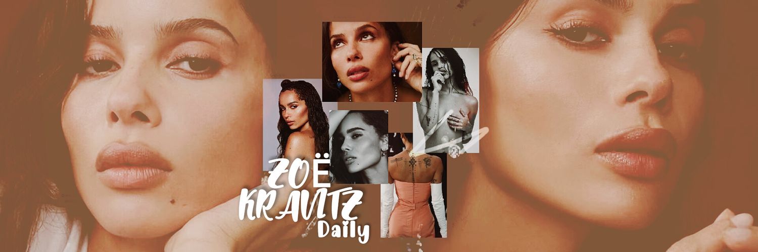 zoë kravitz daily banner