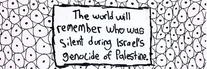 Sam Deedes #FreePalestine #FreeMyanmar banner