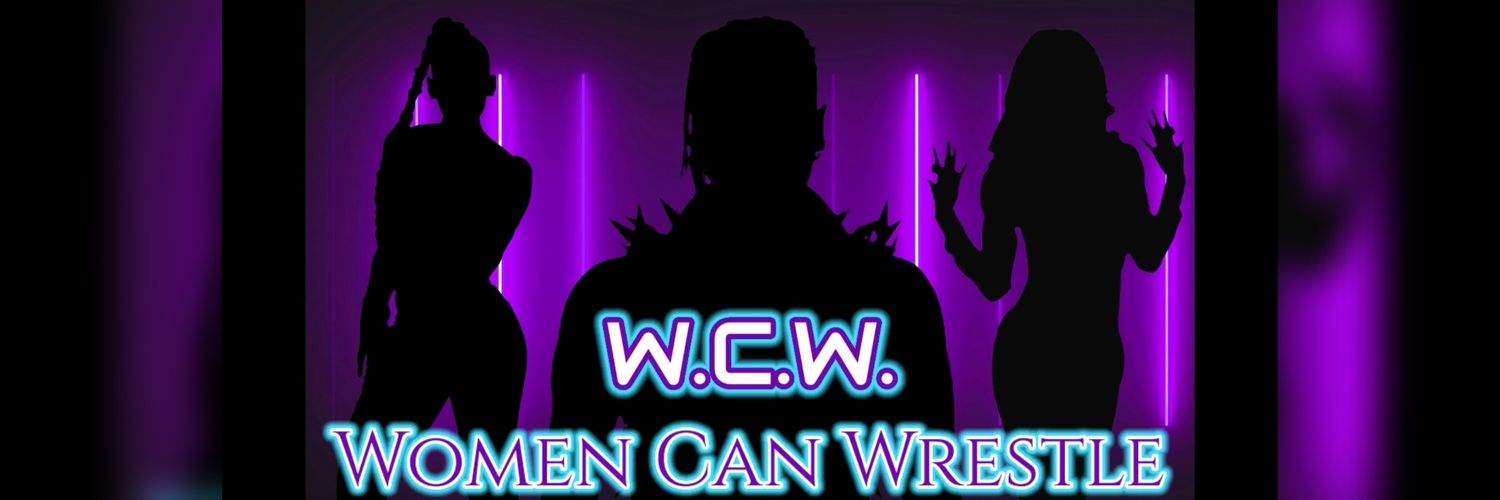 WOMEN CAN WRESTLE banner