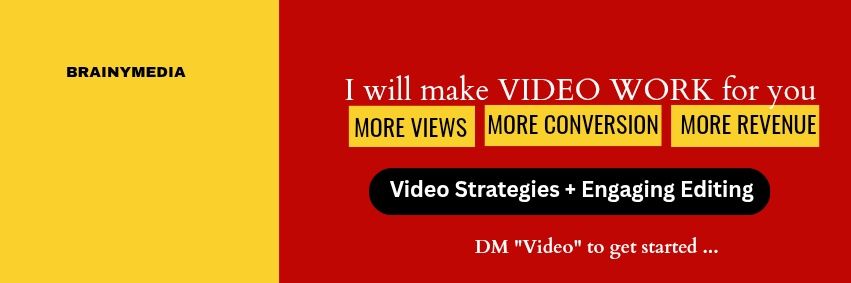 Elias Odiba| Video editor banner