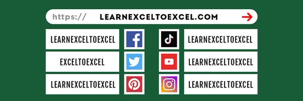 exceltoexcel Profile Banner
