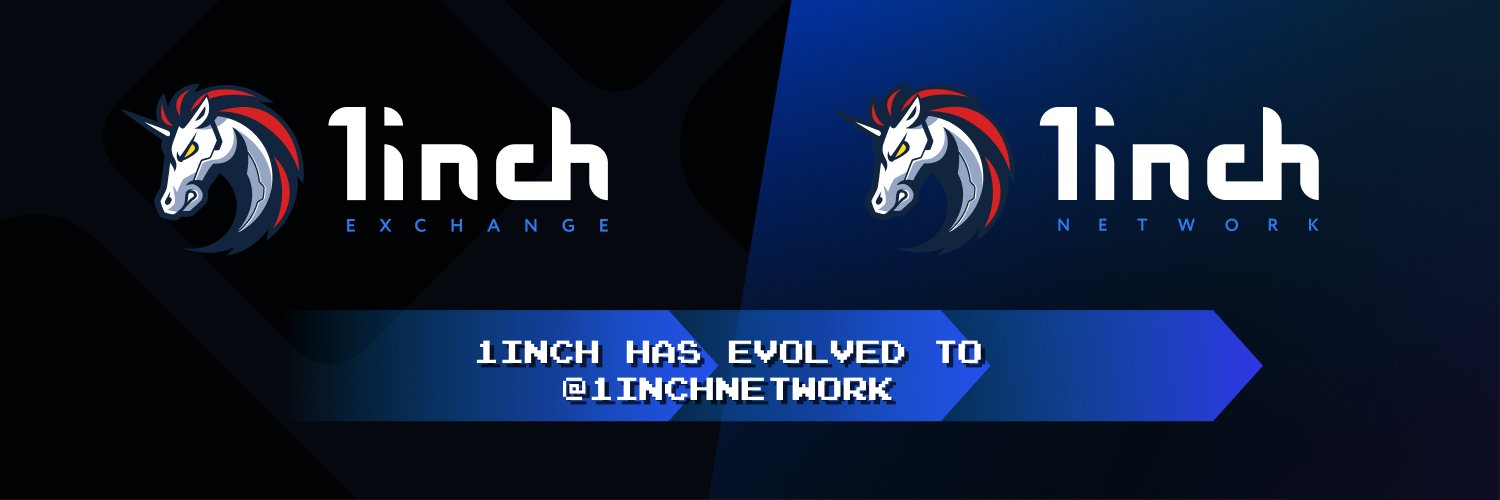 Previous handle use @1inchNetwork Profile Banner