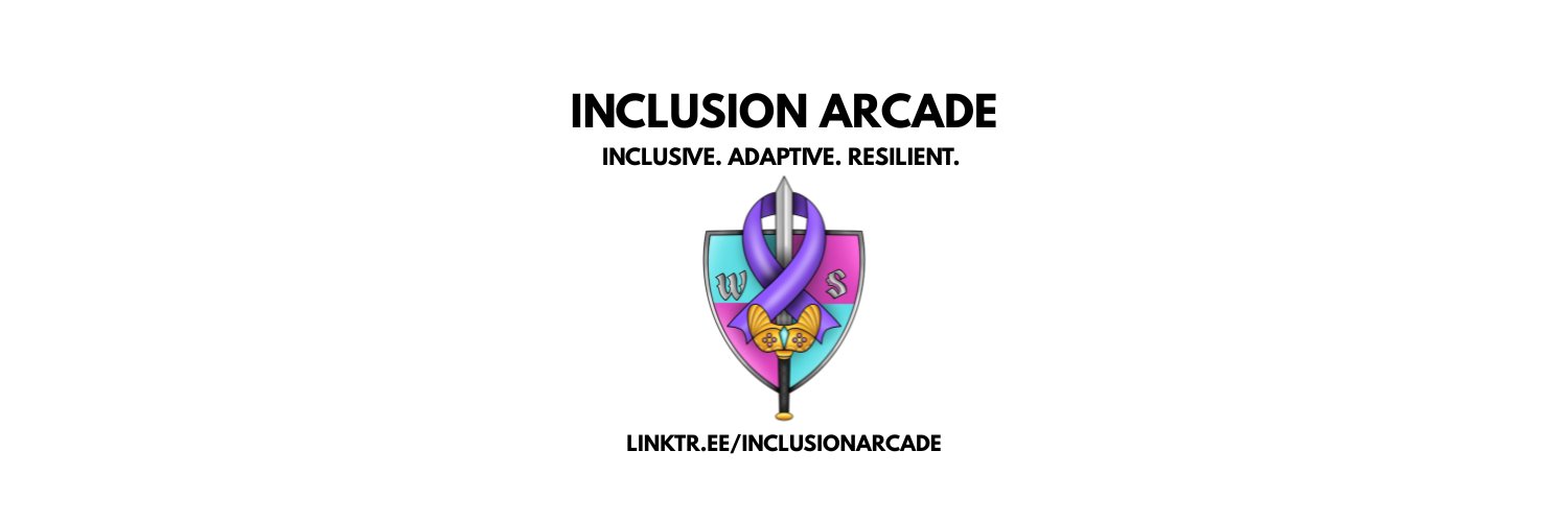 Inclusion Arcade banner