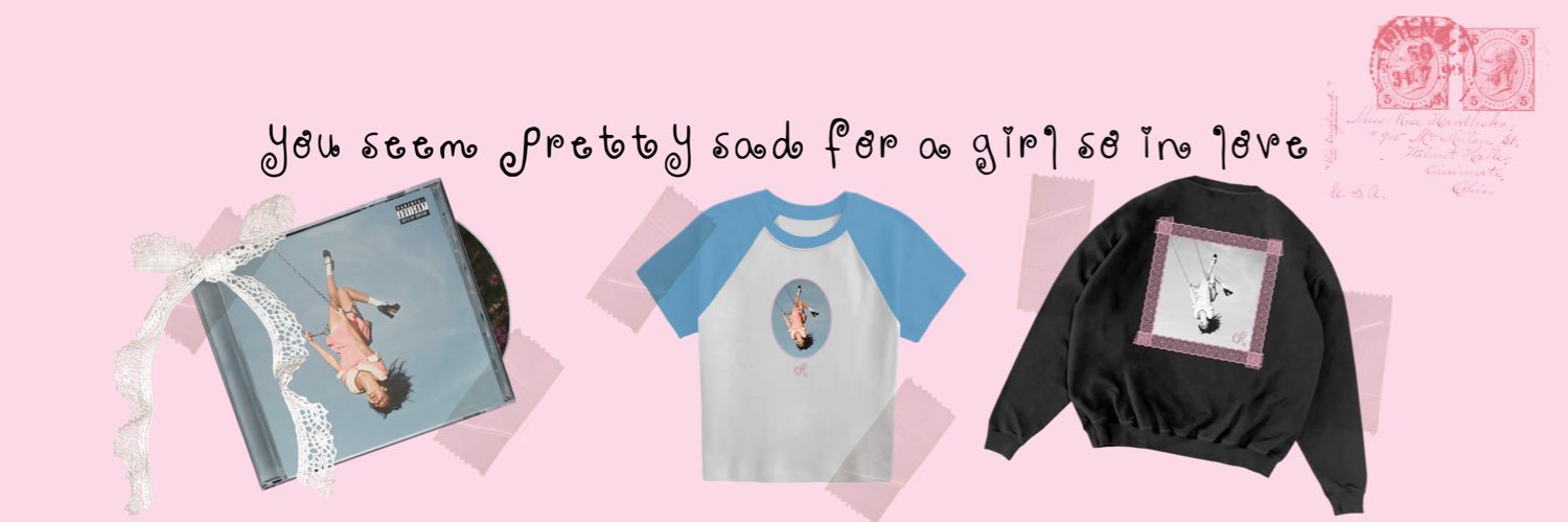 olivia rodrigo merch ˙ᵕ˙ banner
