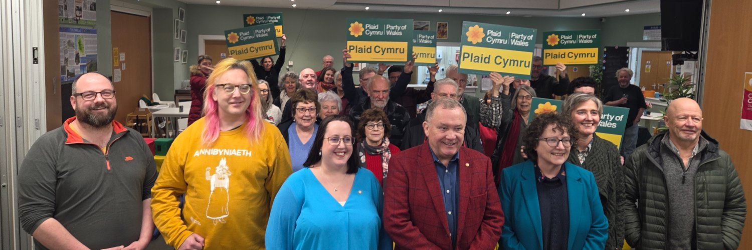 Plaid Aberystwyth banner