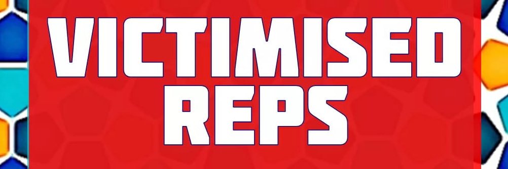 Defend Victimised Reps banner