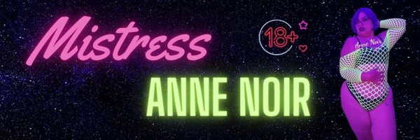 Mistress Anne Noir 💋⛓️ Profile Banner