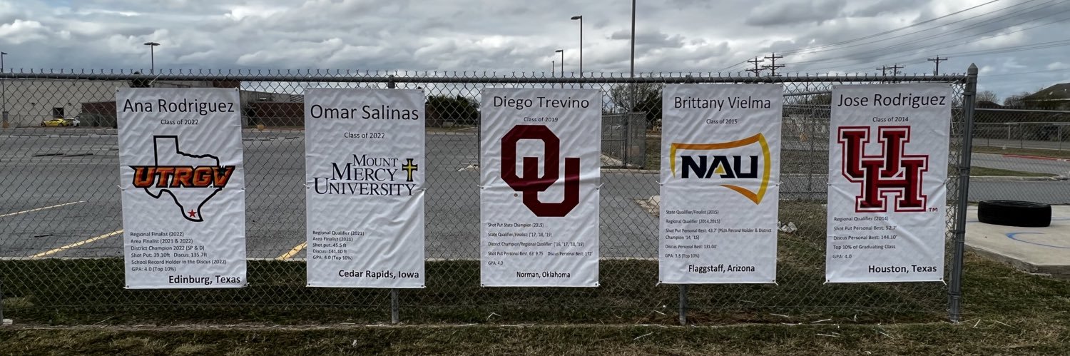 PSJA Southwest HS Throwers banner