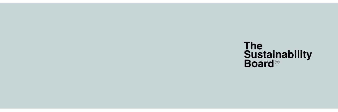 The Sustainability Board banner