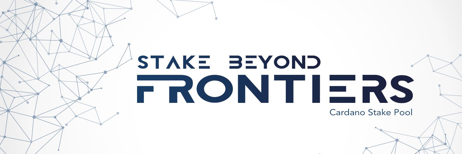 |FRONTIER| Cardano Stake Pool banner