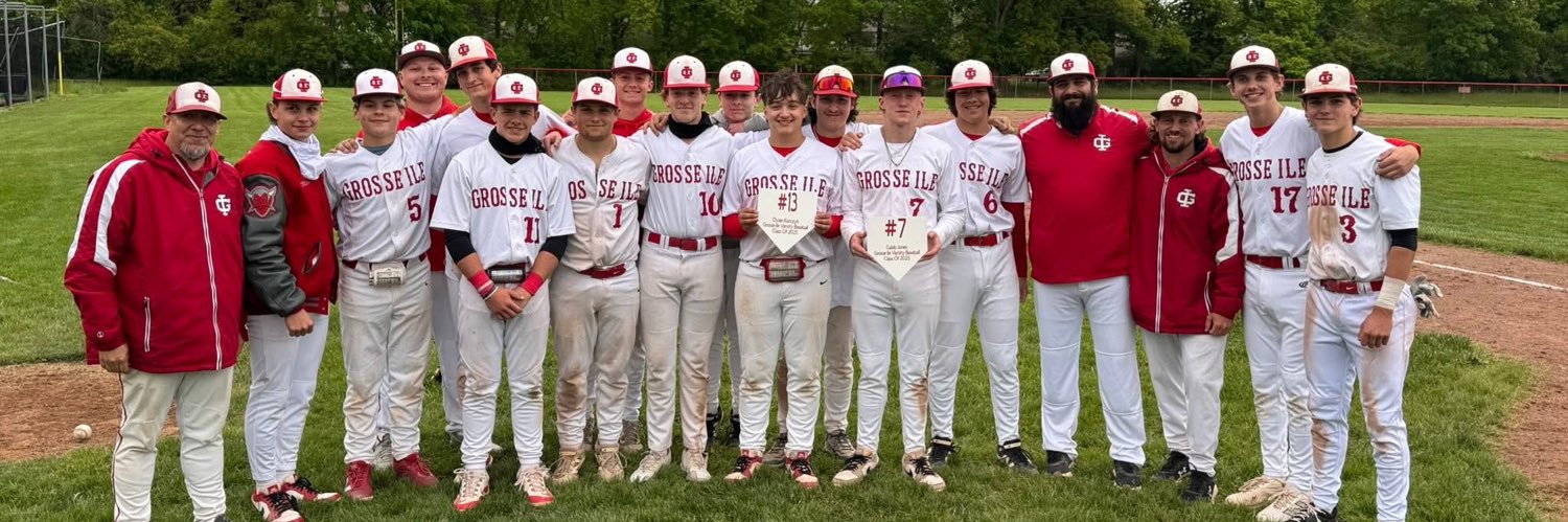 Grosse Ile Red Devils Baseball banner