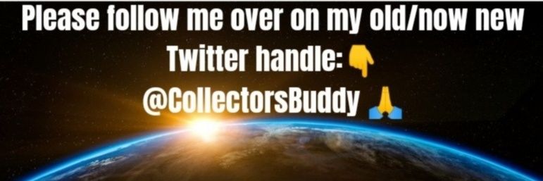 Please follow me @Collectorsbuddy 🙏 banner