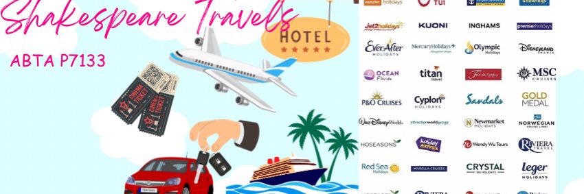 Shakespeare Travels 🌴♿😎 banner