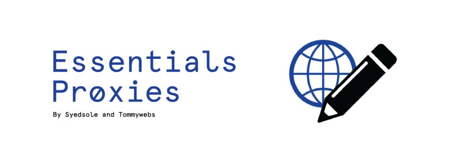 Essentials Proxies banner