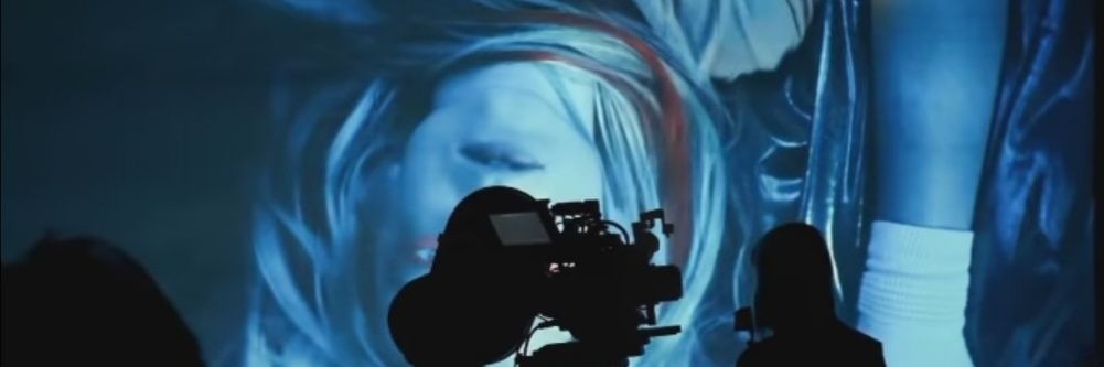 BTS of Euphoria HBO banner