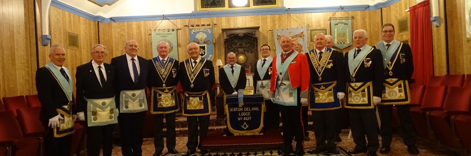 Seaton Delaval Lodge No. 4617 banner