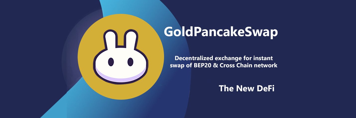GoldPancakeSwap banner