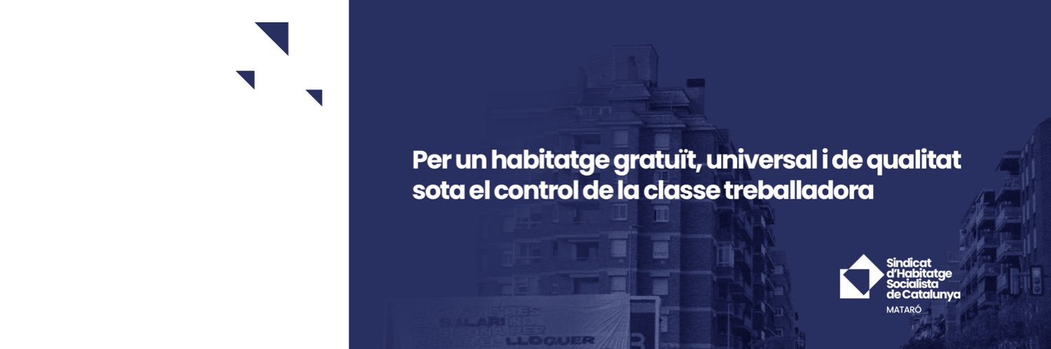 Sindicat d’Habitatge de Mataró's banner