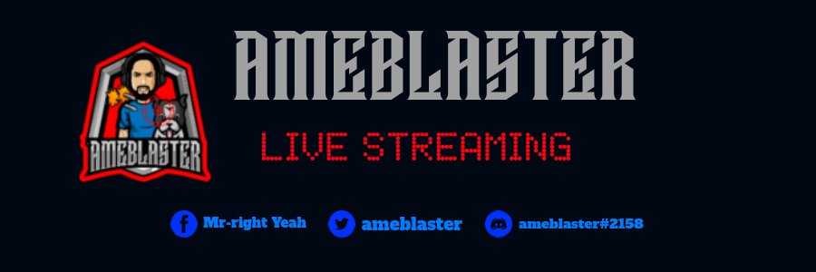 ameblaster's profile banner image