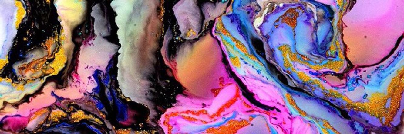 A bowl full of fruit but it had a rubber mango banner