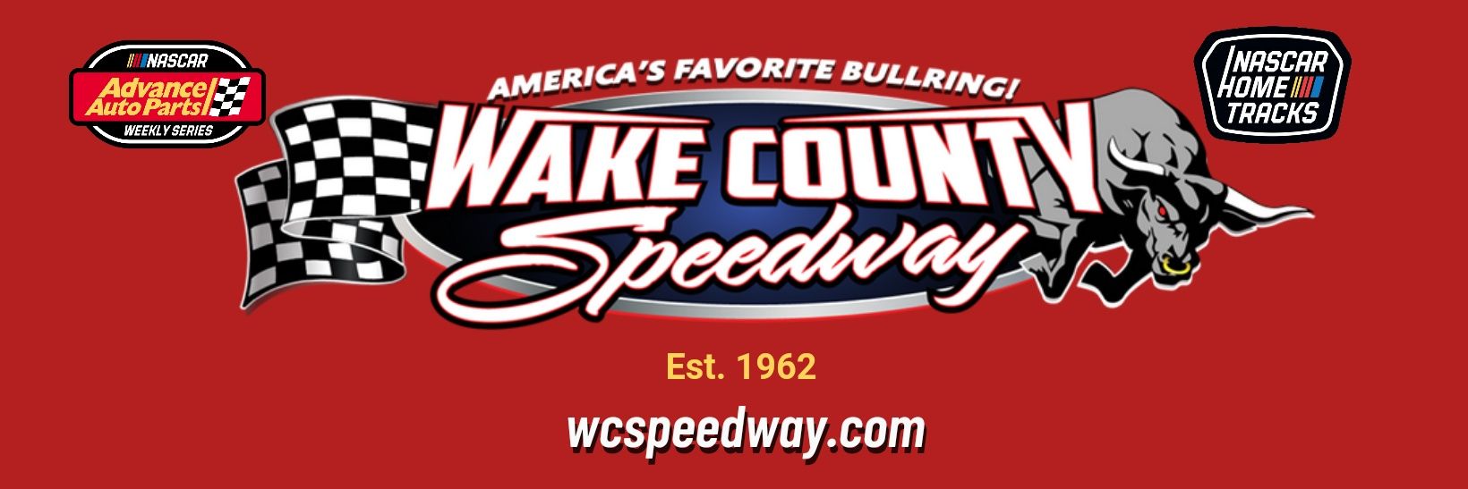 Wake County Speedway's banner