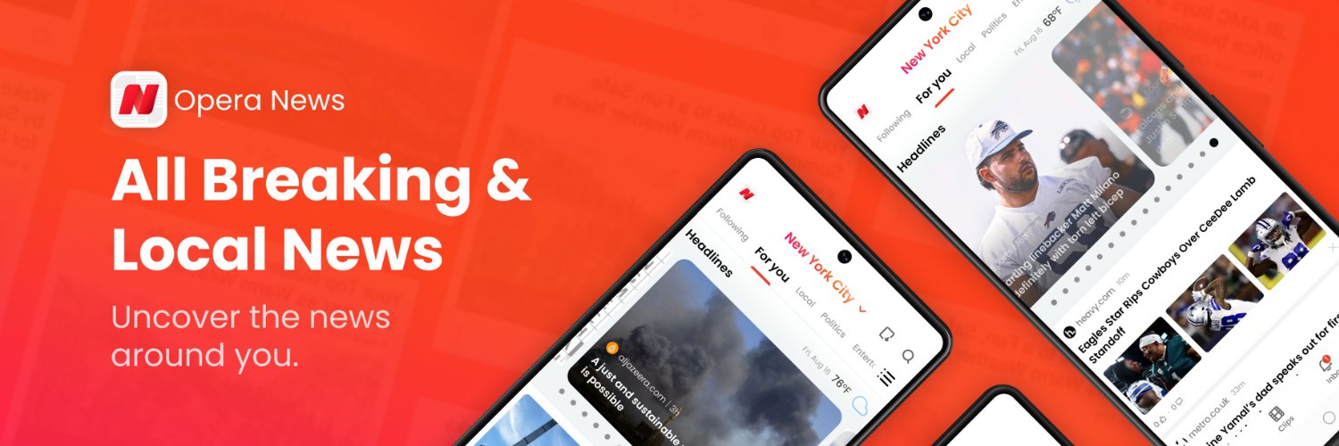 Opera News App banner