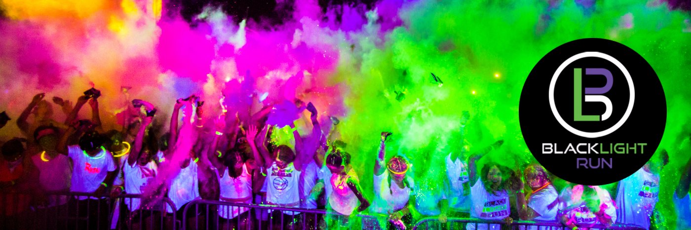 Blacklight Run banner