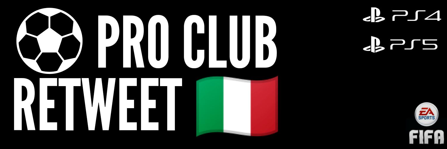 ⚽ᴘʀᴏ ᴄʟᴜʙ ʀᴇᴛᴡᴇᴇᴛ🇮🇹 banner