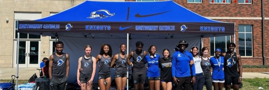 Montgomery Catholic Outdoor Track & Field banner