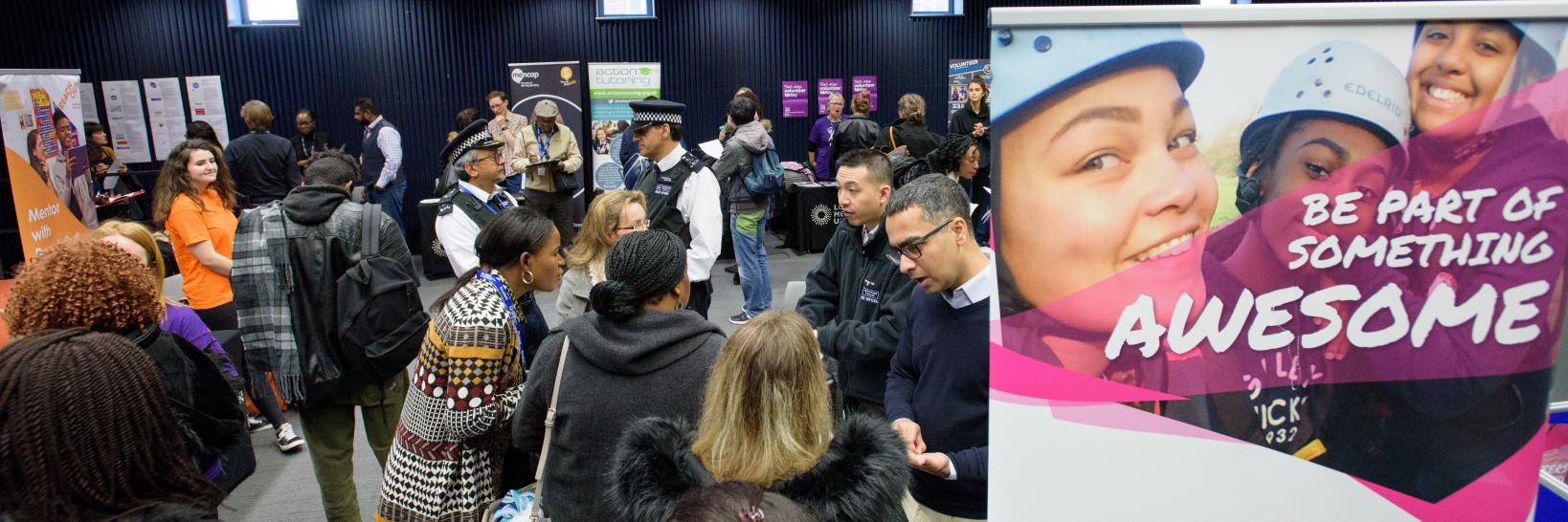 Volunteer@LondonMet banner