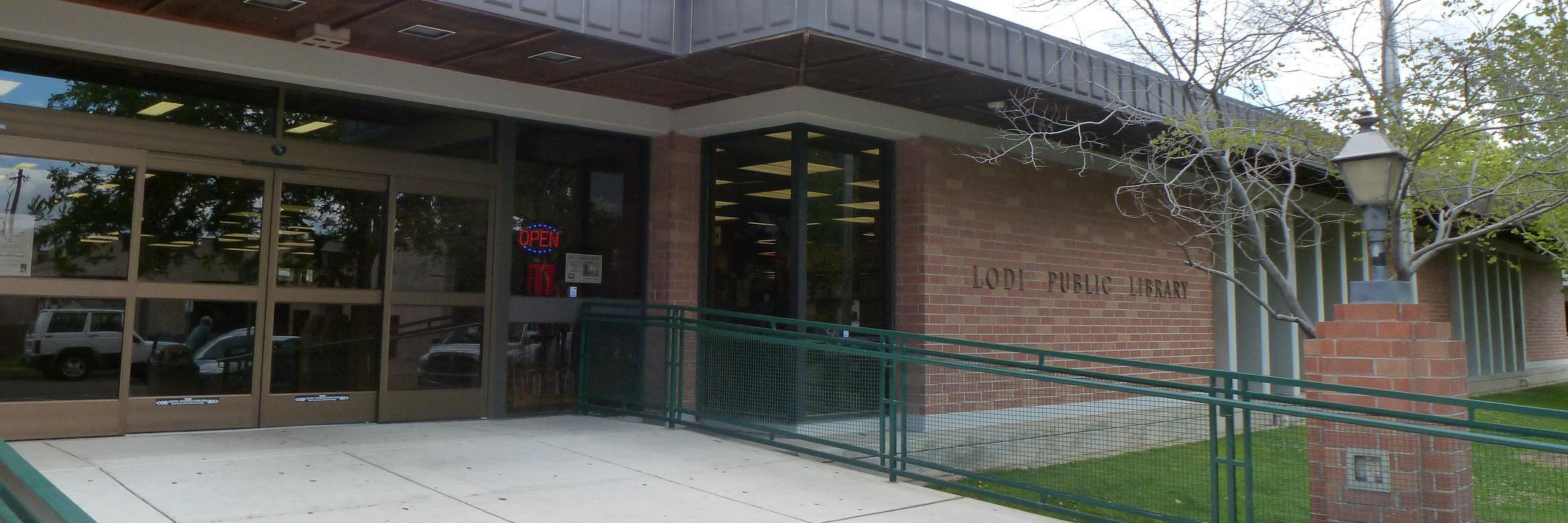 Lodi Public Library banner