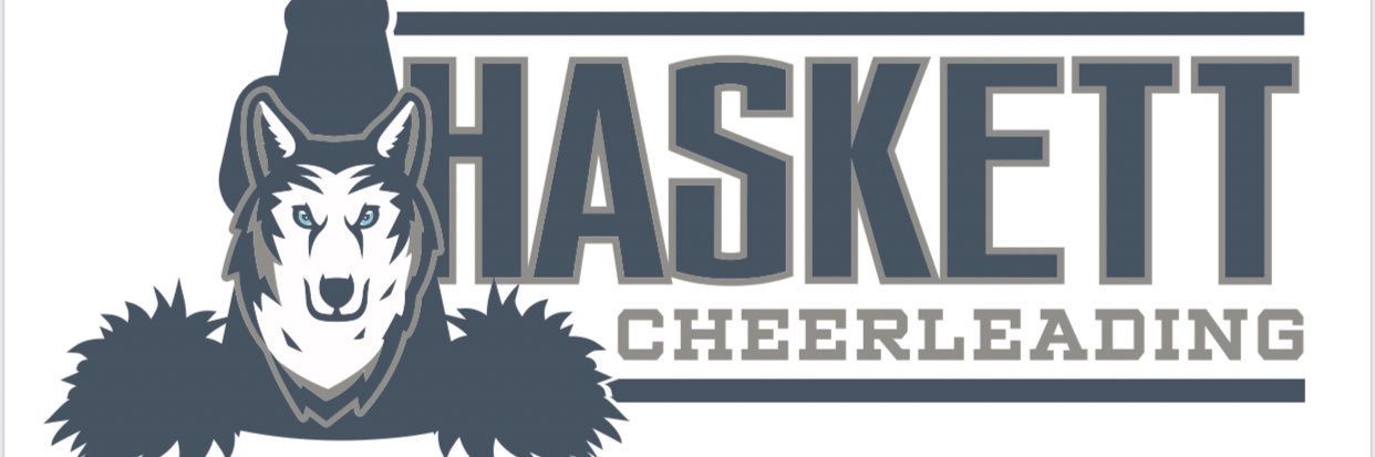 Haskett Cheer banner