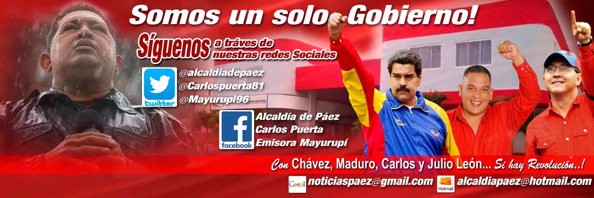Alcaldía de Páez banner