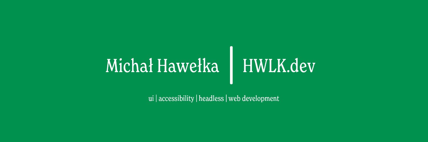 Michał Hawełka banner