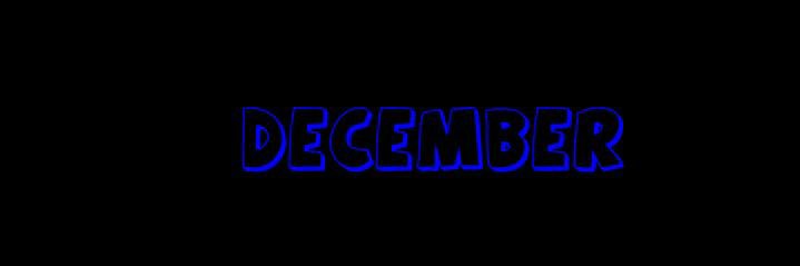December banner