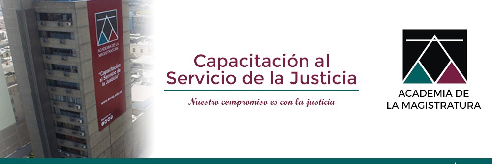 Academia de la Magistratura banner