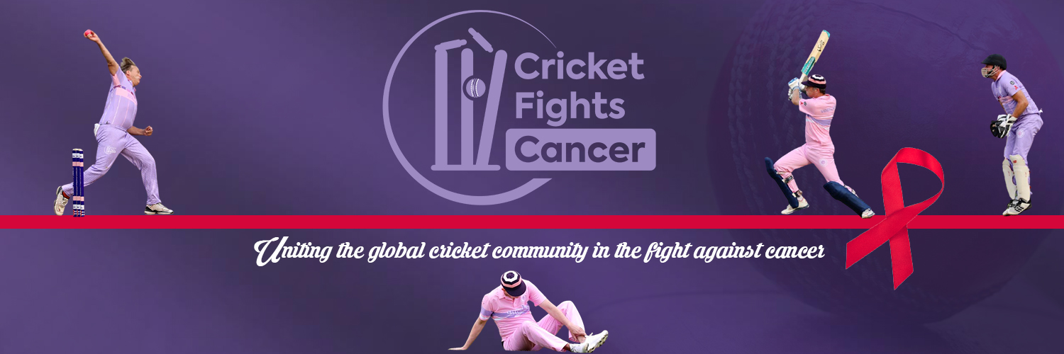 Cricket Fights Cancer banner
