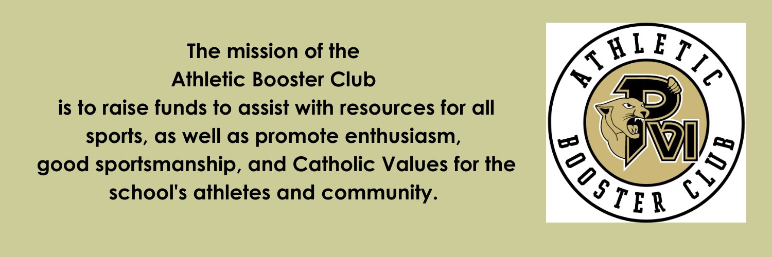 PVI Athletic Booster Club banner