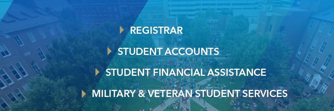 GW Student Services Hub banner