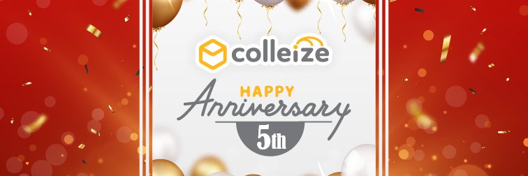 colleize（コレイズ）【公式】＠5周年！40万ユーザー突破！'s banner