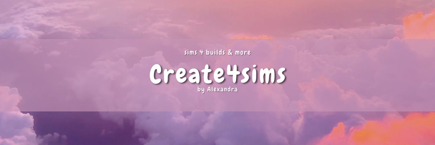 Create4sims • Alexandra's banner